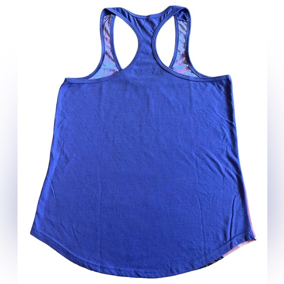 DISNEY Beauty Beast Stained Glass Tale As Old As Time Purple Racerback Tank Top - Picture 3 of 5